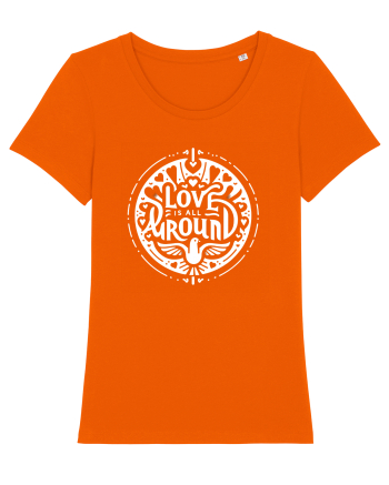 Love is all around  Bright Orange