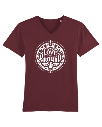 Love is all around  Burgundy