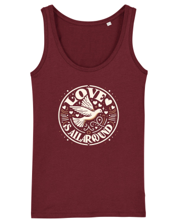 Love is all around  Burgundy