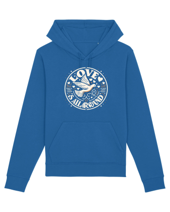 Love is all around  Royal Blue