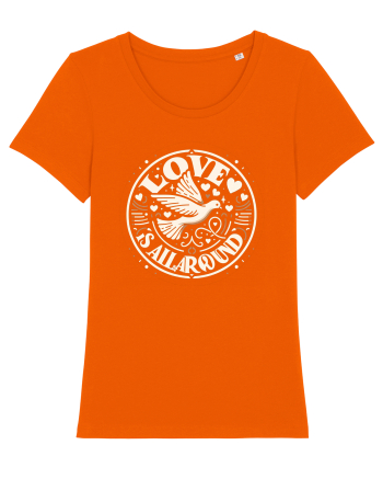 Love is all around  Bright Orange