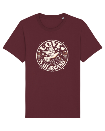 Love is all around  Burgundy