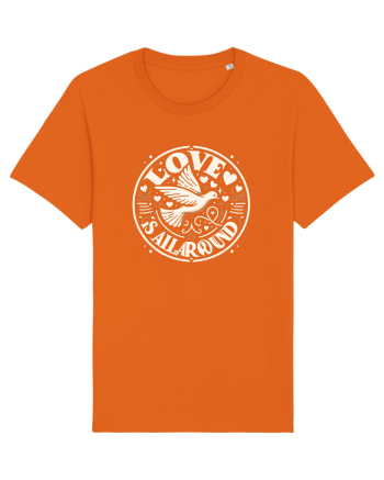 Love is all around  Bright Orange