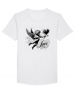 Valentine's Day Love cupid  Tricou mânecă scurtă guler larg Bărbat Skater