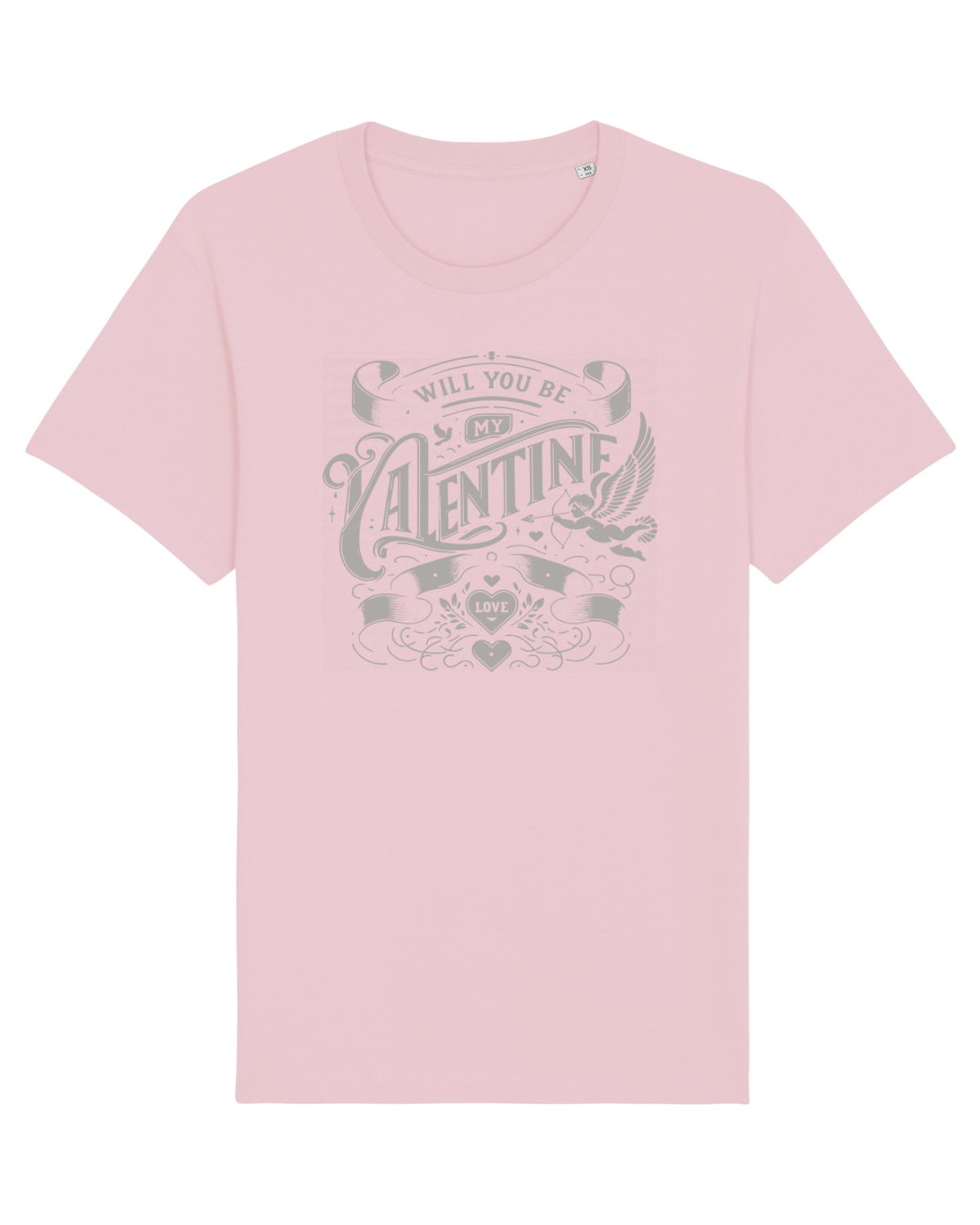 Tricou mânecă scurtă Unisex Rocker Cotton Pink