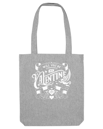 Will you be my Valentine - alb Heather Grey