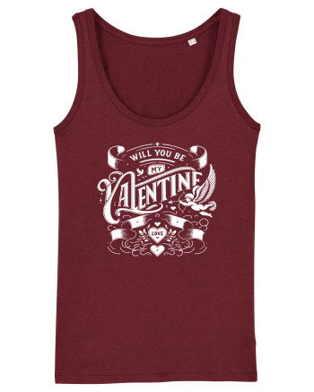 Will you be my Valentine - alb Burgundy