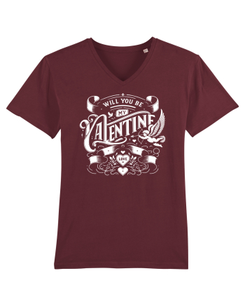Will you be my Valentine - alb Burgundy