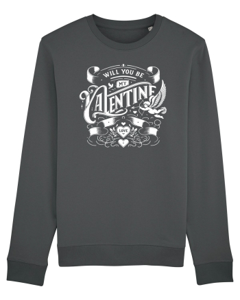 Will you be my Valentine - alb Anthracite