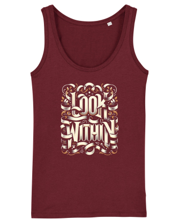 Look Within Burgundy