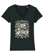 Look Within Tricou mânecă scurtă guler V Damă Evoker