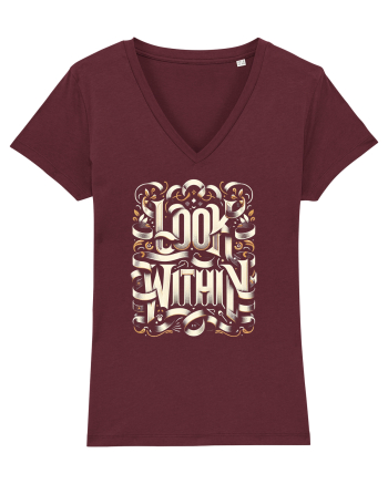 Look Within Burgundy