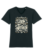 Look Within Tricou mânecă scurtă guler V Bărbat Presenter