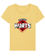 Everything Hurts Tricou mânecă scurtă guler larg fitted Damă Expresser
