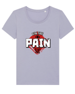 Pain is my FUEL Tricou mânecă scurtă guler larg fitted Damă Expresser