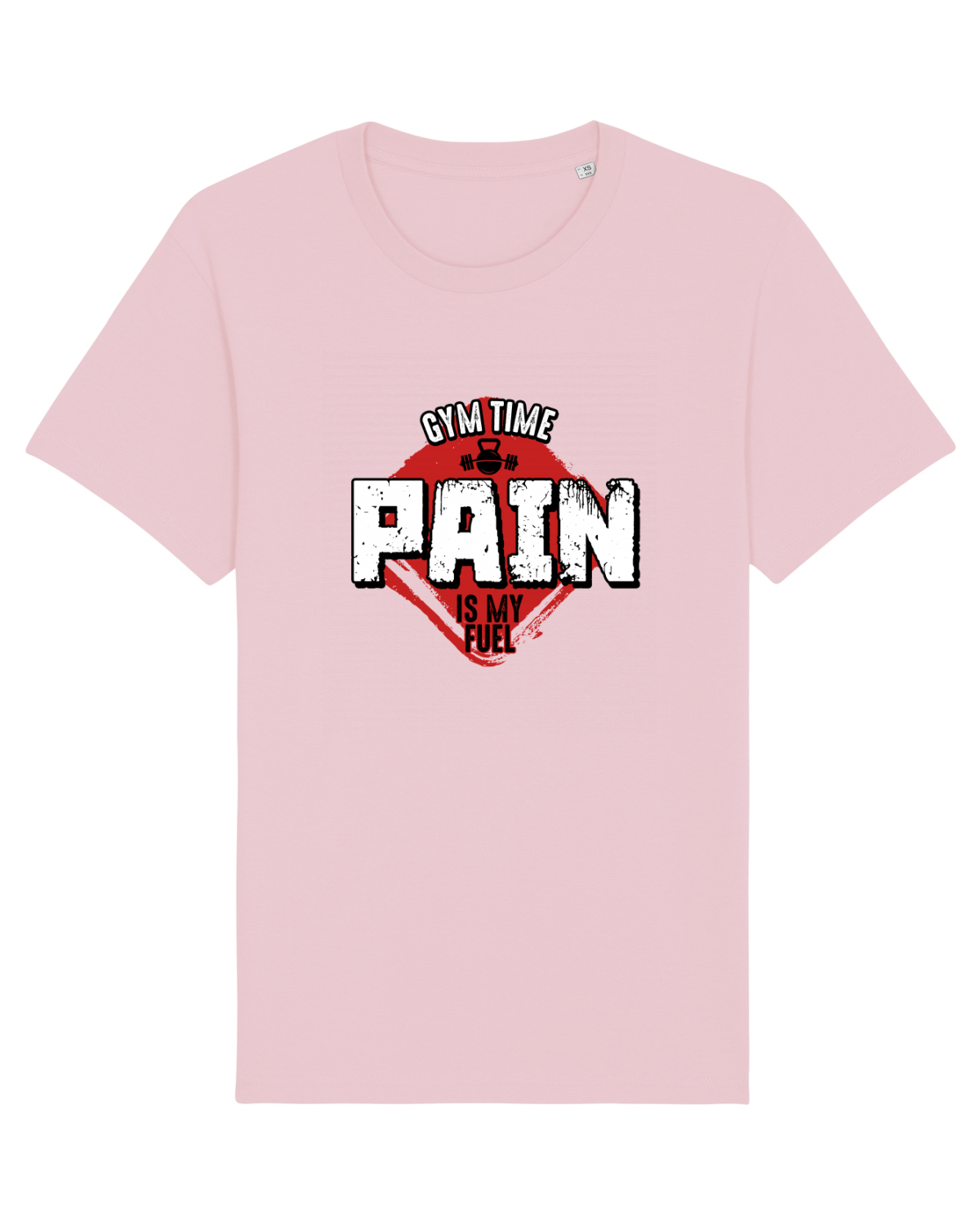 Tricou mânecă scurtă Unisex Rocker Cotton Pink