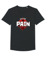 Pain is my FUEL Tricou mânecă scurtă guler larg Bărbat Skater