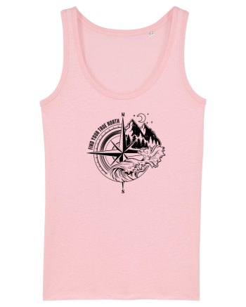 Find your true north Cotton Pink
