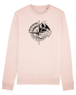 Find your true north Bluză mânecă lungă Unisex Rise