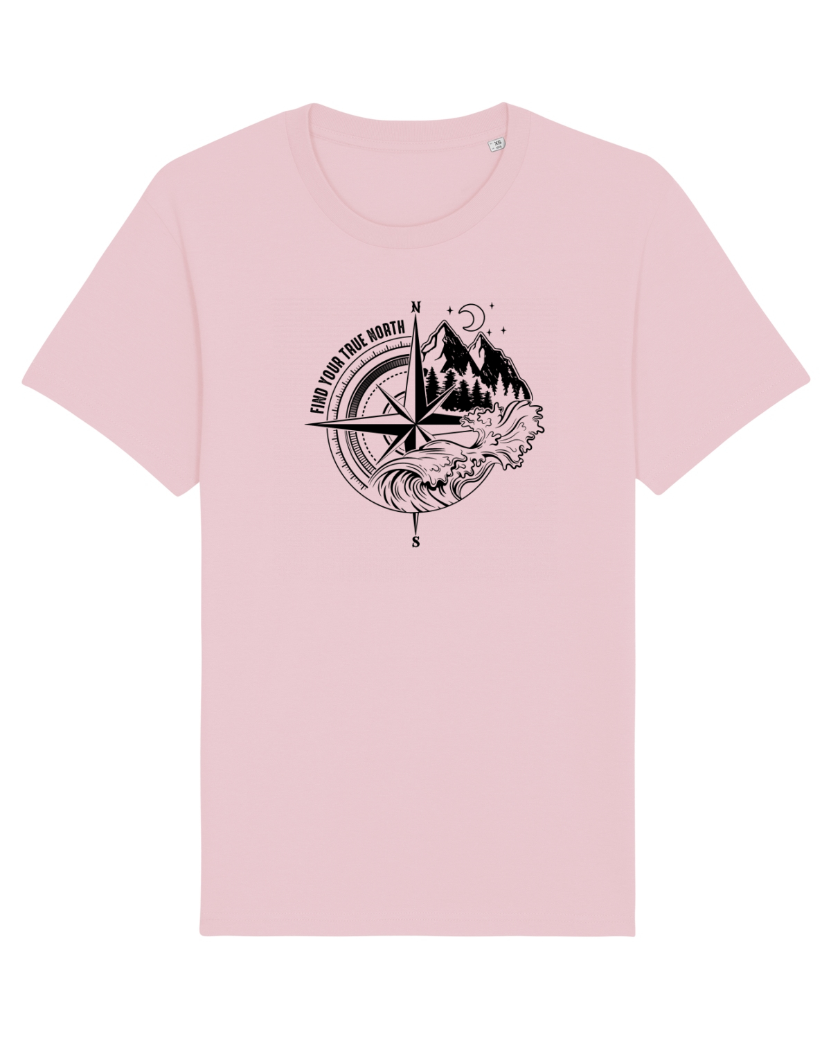 Tricou mânecă scurtă Unisex Rocker Cotton Pink