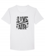 Love is in the air Tricou mânecă scurtă guler larg Bărbat Skater