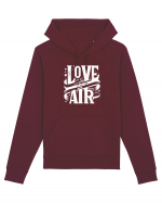 Love is in the air - alb Hanorac Unisex Drummer