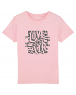 Love is in the air - gri Tricou mânecă scurtă  Copii Mini Creator