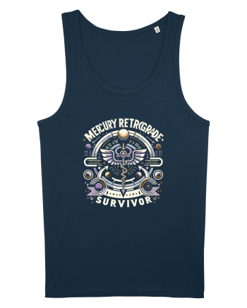 Mercury Retrograde Survivor Navy