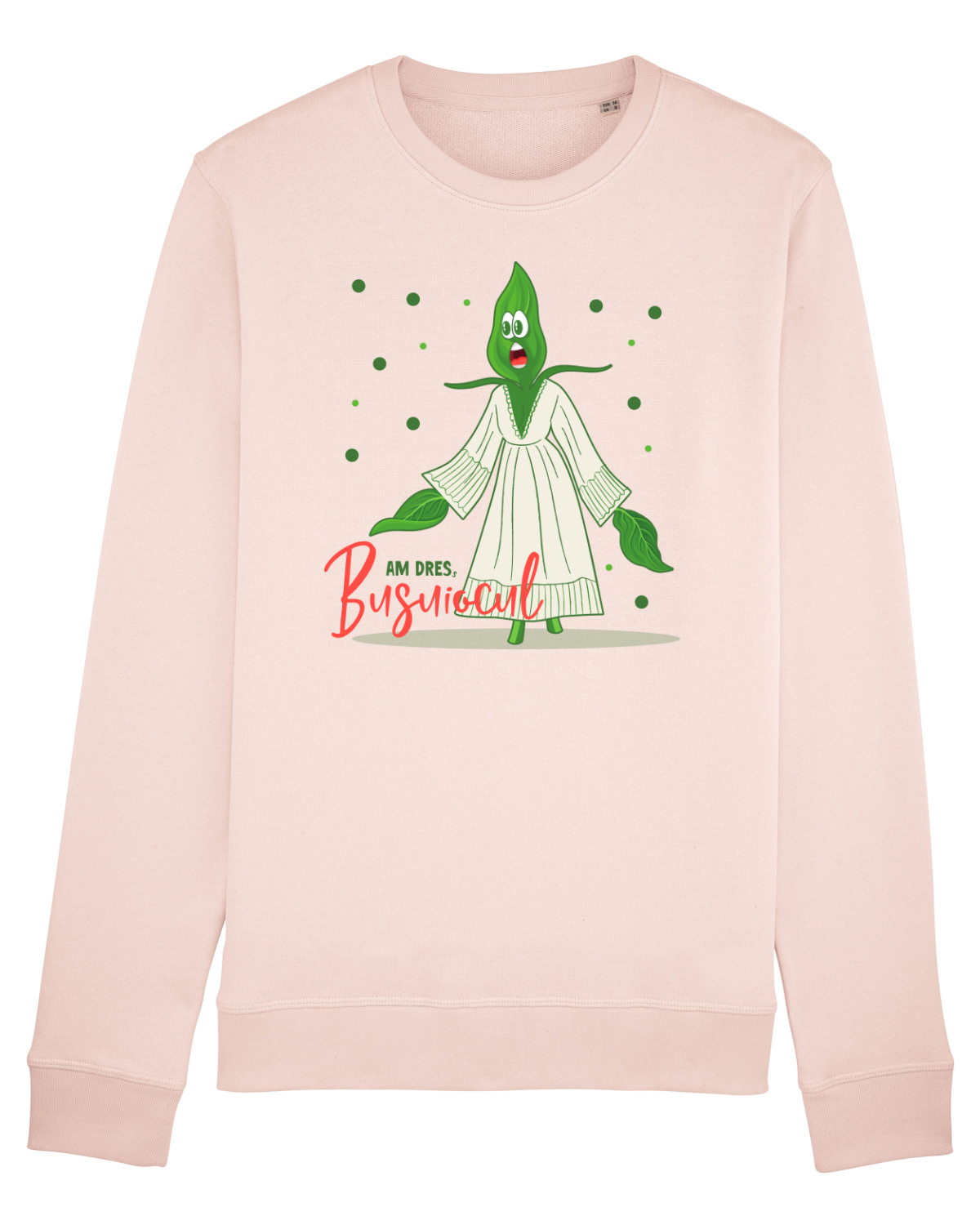 Bluză mânecă lungă Unisex Rise Candy Pink