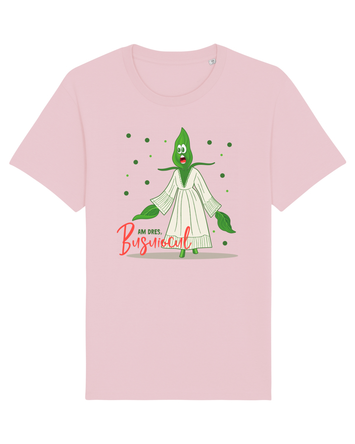 Tricou mânecă scurtă Unisex Rocker Cotton Pink
