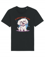 THE ANSWER IS BELLY RUBS & TREATS - Bichon Tricou mânecă scurtă Unisex Rocker