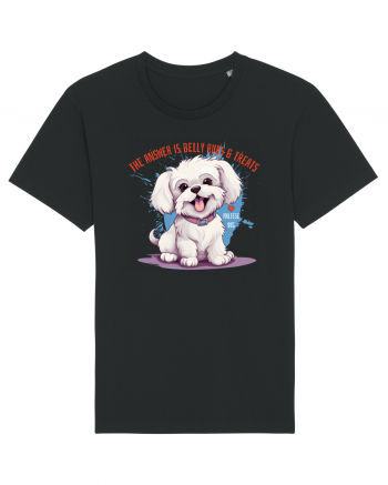 THE ANSWER IS BELLY RUBS & TREATS - Bichon Black