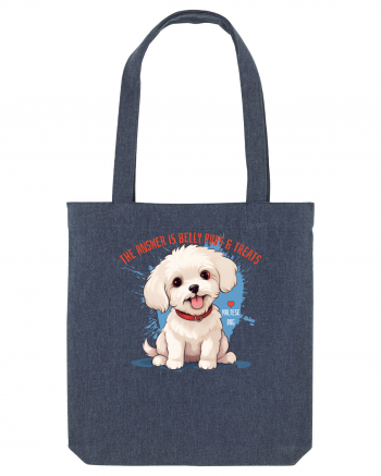 THE ANSWER IS BELLY RUBS & TREATS 2 - Bichon Midnight Blue