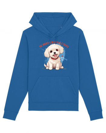 THE ANSWER IS BELLY RUBS & TREATS 2 - Bichon Royal Blue