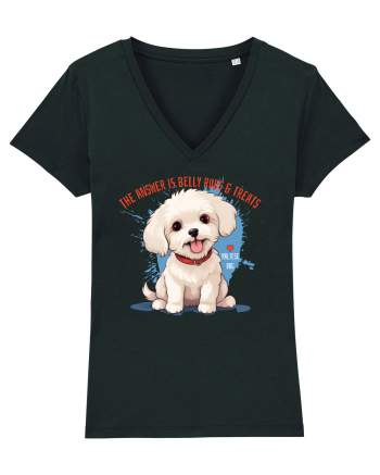 THE ANSWER IS BELLY RUBS & TREATS 2 - Bichon Black