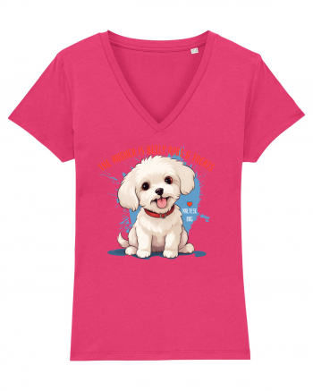 THE ANSWER IS BELLY RUBS & TREATS 2 - Bichon Raspberry