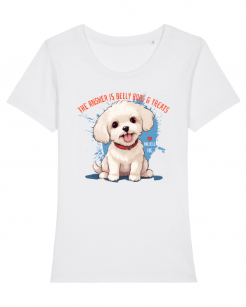 THE ANSWER IS BELLY RUBS & TREATS 2 - Bichon White