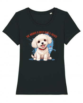 THE ANSWER IS BELLY RUBS & TREATS 2 - Bichon Black