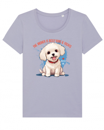 THE ANSWER IS BELLY RUBS & TREATS 2 - Bichon Lavender