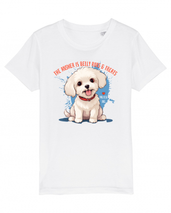 THE ANSWER IS BELLY RUBS & TREATS 2 - Bichon White