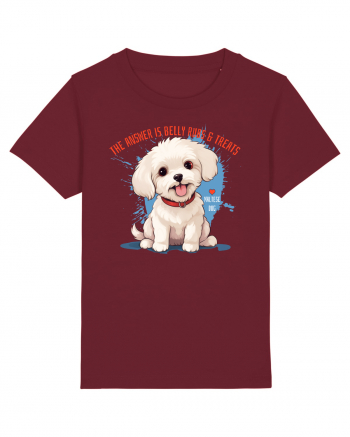 THE ANSWER IS BELLY RUBS & TREATS 2 - Bichon Burgundy