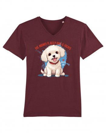 THE ANSWER IS BELLY RUBS & TREATS 2 - Bichon Burgundy