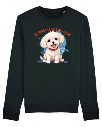 THE ANSWER IS BELLY RUBS & TREATS 2 - Bichon Black