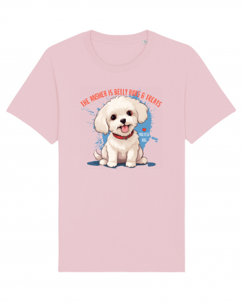 THE ANSWER IS BELLY RUBS & TREATS 2 - Bichon Cotton Pink