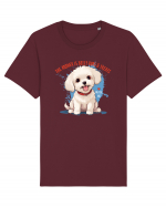 THE ANSWER IS BELLY RUBS & TREATS 2 - Bichon Tricou mânecă scurtă Unisex Rocker