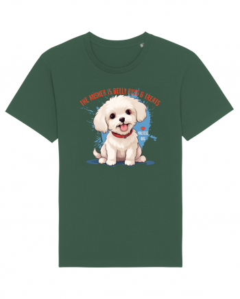 THE ANSWER IS BELLY RUBS & TREATS 2 - Bichon Bottle Green