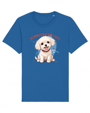 THE ANSWER IS BELLY RUBS & TREATS 2 - Bichon Royal Blue