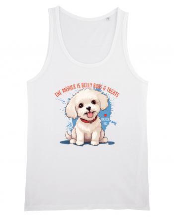 THE ANSWER IS BELLY RUBS & TREATS 2 - Bichon White