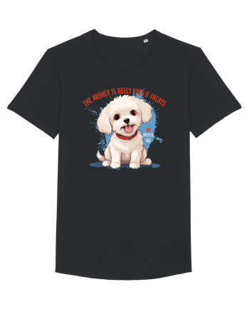 THE ANSWER IS BELLY RUBS & TREATS 2 - Bichon Black