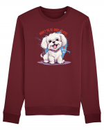 WHAT? ME BE BAD? NEVER! - Bichon Bluză mânecă lungă Unisex Rise